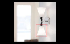 Herstal Reservglas Till Harlekin Vägglampa* Reservglas Och Reservdelar