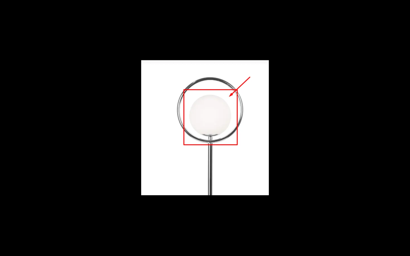 Globen Lighting Reservglas till Saint Golvlampa* Reservglas Och Reservdelar