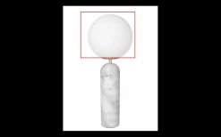 Reservglas Och Reservdelar<Globen Lighting Reservglas till Torrano Bordslampa Ø20cm Vit/Mässing