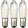 Reservlampa Klar LED till Nisse Julgransbelysning 3V 0,15W 3-Pack