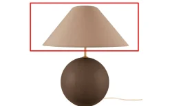 Globen Lighting Reservskärm till 6246 Iris 35 Mocha* Reservglas Och Reservdelar