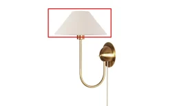 Globen Lighting Reservskärm till 6346 Iris Vägglampa Creme* Reservglas Och Reservdelar