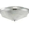 Plafonder<Oriva Retro Plafond 44cm Krom