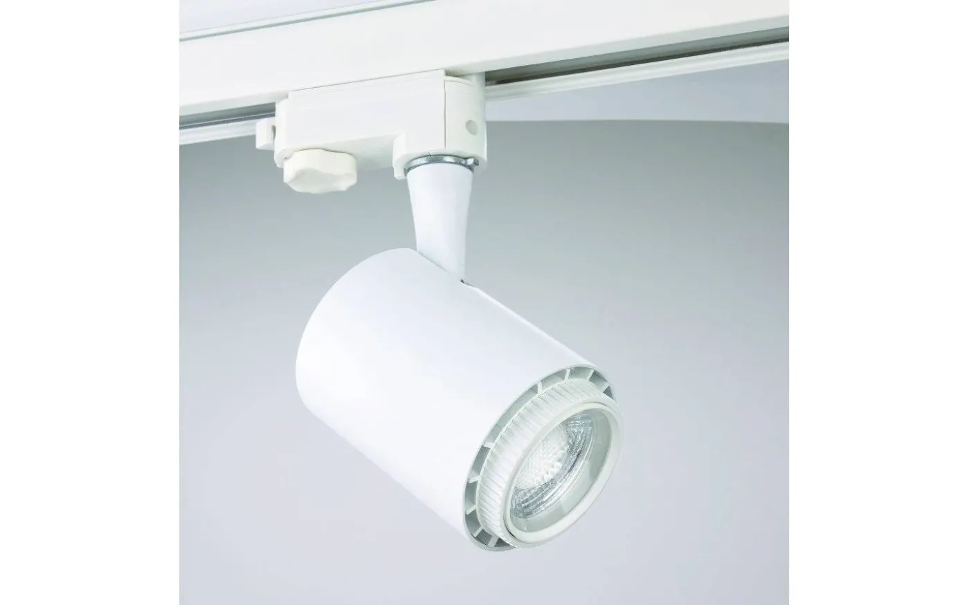 Rex II LED Track Light, 3-fas, Vit, 9W, 230V