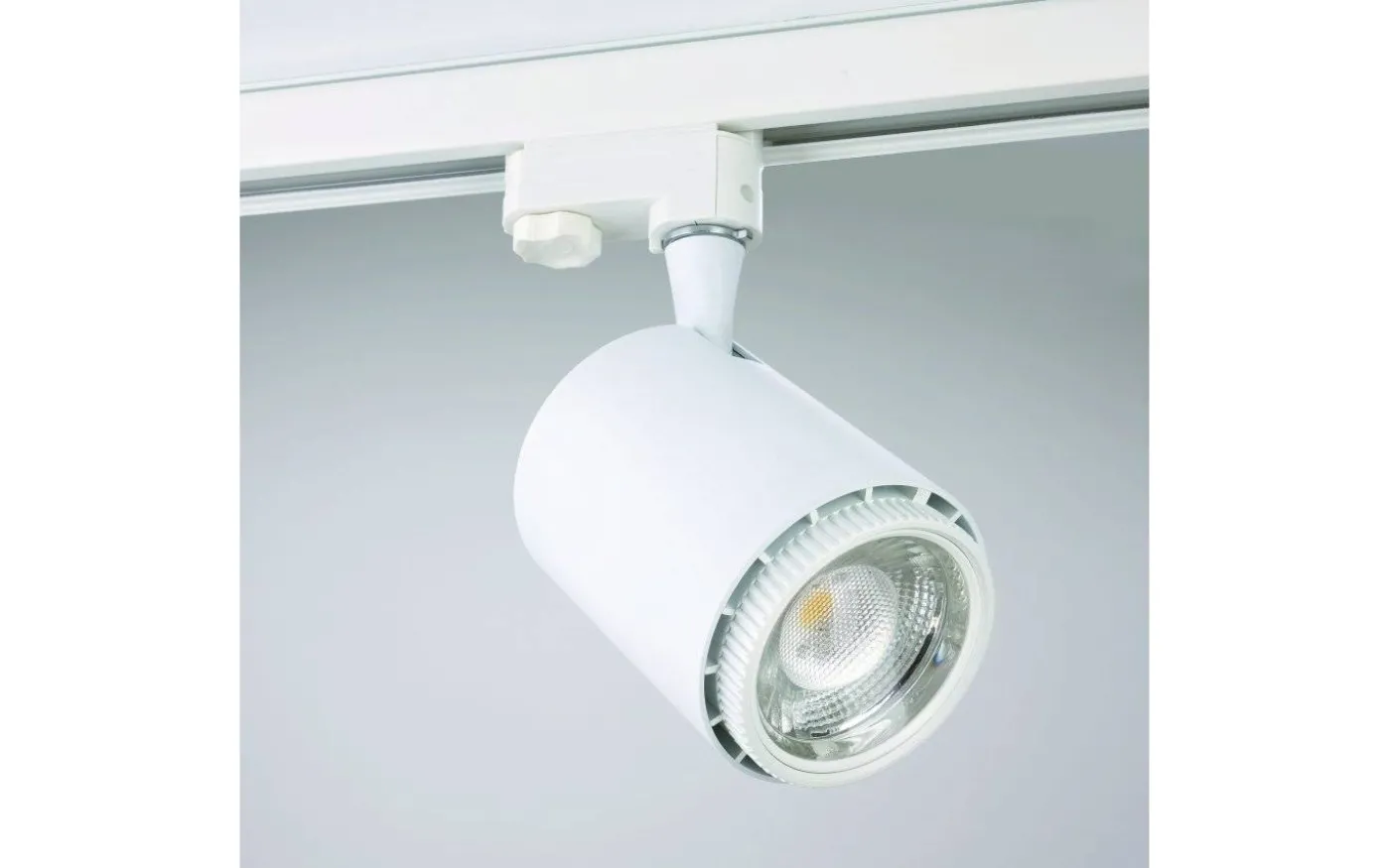 Rex II LED Track Light, 3-fas, Vit, 19W, 230V