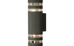 Aneta Ribb Vägglampa E27 Mörkgrå IP44* Upp & Nedljus Lampor|Vägglampor Utomhus