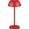 Reality Ricardo Laddbar Bordslampa LED Röd IP54* Uppladdningsbara Lampor Utomhus|Uppladdningsbara Lampor Utomhus