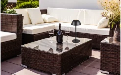 Reality Ricardo Laddbar Bordslampa LED Mattsvart IP54* Uppladdningsbara Lampor Utomhus|Uppladdningsbara Lampor Utomhus