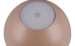 Reality Ricardo Laddbar Bordslampa LED Kaffebrun IP54* Uppladdningsbara Lampor Utomhus|Uppladdningsbara Lampor Utomhus