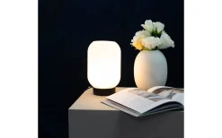 Bordslampor<Dyberg Larsen Riflet Bordslampa 22,5 Opal/Svart