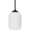Riflet Fönsterlampa 14cm Opal/Svart