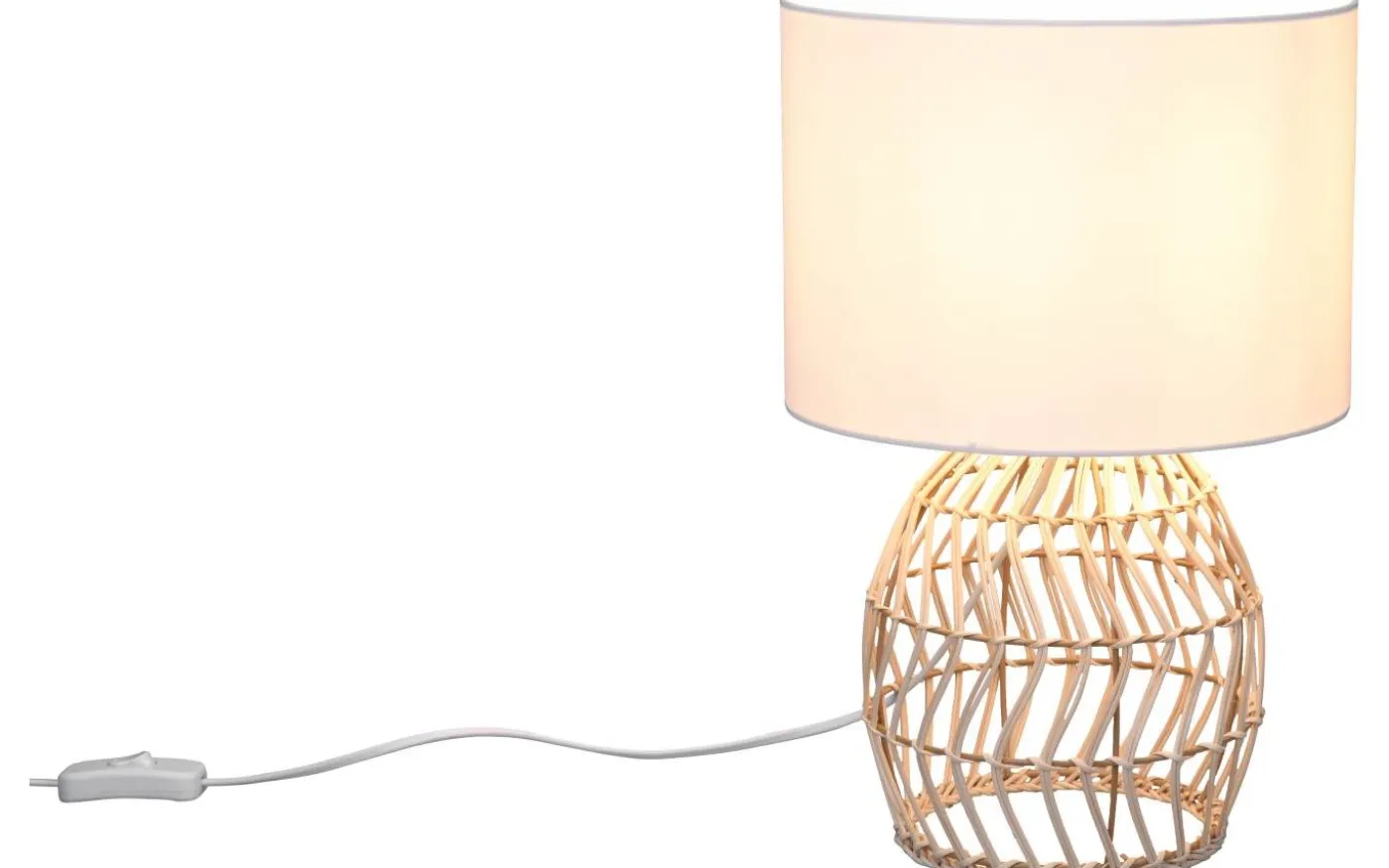 Rike Bordslampa E27 naturfärgad/rotting