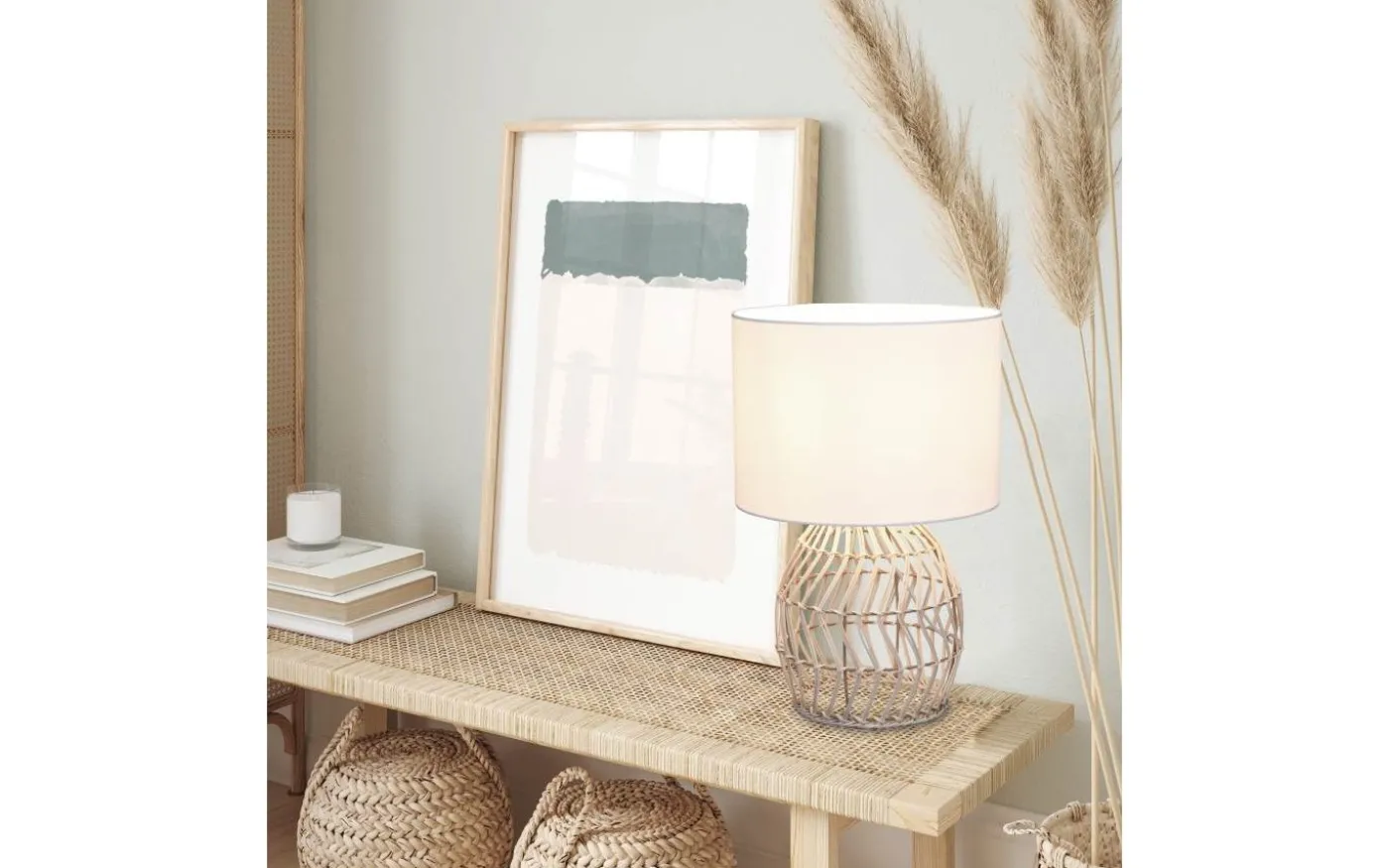 Rike Bordslampa E27 naturfärgad/rotting