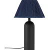 PR Home Riley Bordsslampa 50cm Svart/Blå* Bordslampor