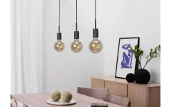 Cottex Rille Taklampa 3L 85cm Svart* Kök & Matplats|Avlånga Taklampor