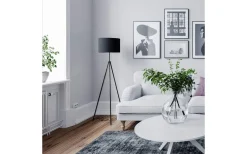 By Rydens Rina Golvlampa 145cm Svart* Vardagsrum|Golvlampor