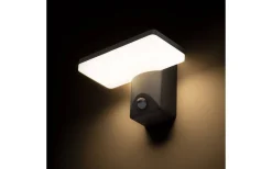 Upp Eller Nedljus Lampor|Vägglampor Utomhus<Rendl Rina Vägglampa PIR 12W 3000K Antracitgrå IP65