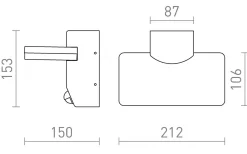 Upp Eller Nedljus Lampor|Vägglampor Utomhus<Rendl Rina Vägglampa PIR 12W 3000K Antracitgrå IP65