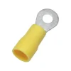 Ringkabelsko, Isolerad, 4,0-6,0 mm², Gul, 100 st/frp