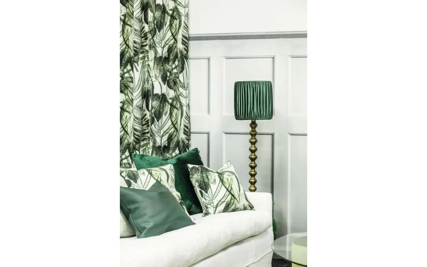 Ritz Lampfot 64 cm Antik Mässing