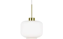 Kök & Matplats|Hall & Trappa<Globen Lighting Ritz Taklampa 25cm E27 Opal/Mässing