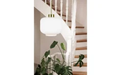 Kök & Matplats|Hall & Trappa<Globen Lighting Ritz Taklampa 25cm E27 Opal/Mässing