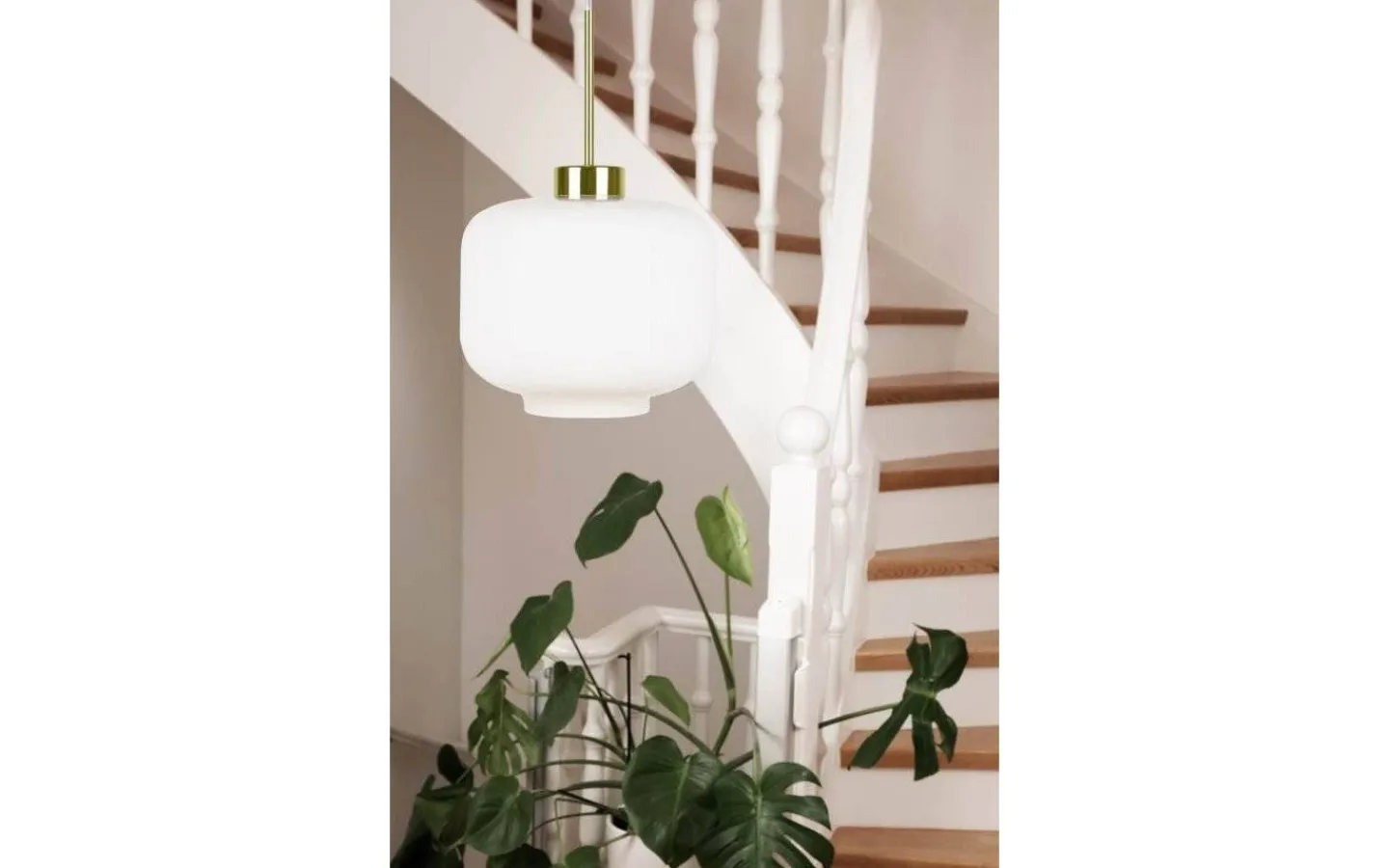 Kök & Matplats|Hall & Trappa<Globen Lighting Ritz Taklampa 25cm E27 Opal/Mässing