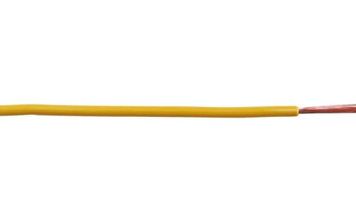 Gul R RK (H05V-K), 1x0,5 mm², Gul, R100, 300/500V - Belysningstema