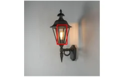 Konstsmide Rökfärgat akrylglas till 478/481/483//527/528* Reservglas Och Reservdelar