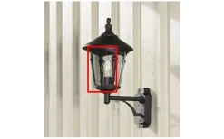 Konstsmide Rökfärgat akrylglas till 571/572/573/578* Reservglas Och Reservdelar