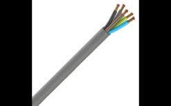 Malmbergs RKK 5G0,75 Rund Grå Metervara* Kabel & Flexrör