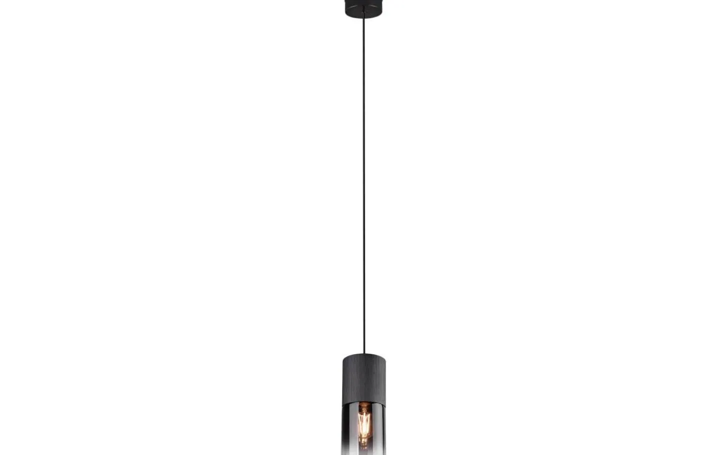 Fönsterlampor<Trio Lighting Robin Fönsterlampa 10cm E27 matt svart/rökfärgad
