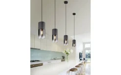 Fönsterlampor<Trio Lighting Robin Fönsterlampa 10cm E27 matt svart/rökfärgad