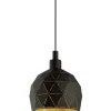 Roccaforte Fönsterlampa 17cm Svart/Guld