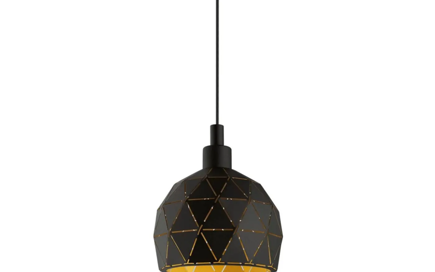 Roccaforte Fönsterlampa 17cm Svart/Guld