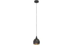 Roccaforte Fönsterlampa 17cm Svart/Guld