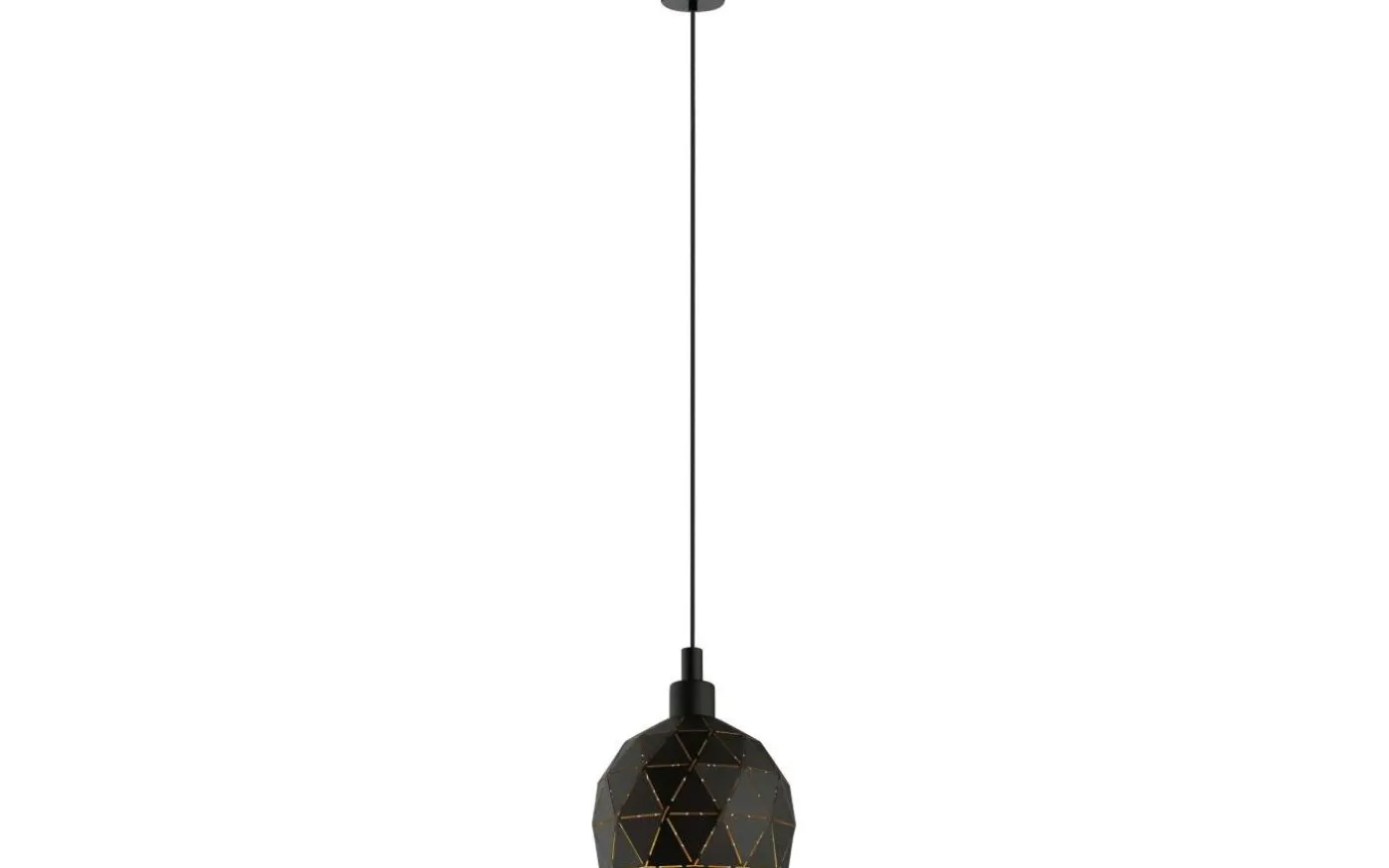 Roccaforte Fönsterlampa 17cm Svart/Guld