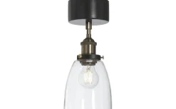 PR Home Rock Plafond 14cm Svart/mässing* Plafonder