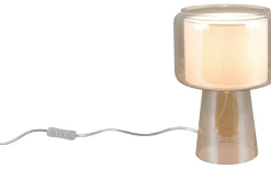 Bordslampor<Trio Lighting Rocka Bordslampa E14 bärnsten