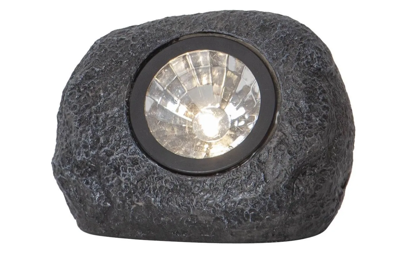 Rocky Solcellslampa Sten 8cm 15lm Varmvit