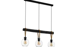 Eglo Roding Taklampa 88cm 3L Svart* Avlånga Taklampor