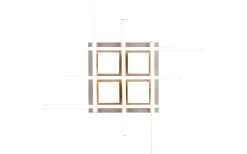 Roger Plafond LED i borstat stål