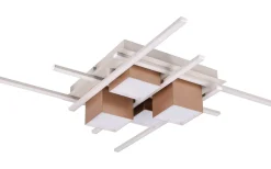 Trio Lighting Roger Plafond LED kaffebrun* Plafonder