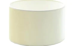Hallbergs Roma Cylinder Lampskärm Sammet Ø25cm Offwhite* Cylinder Lampskärmar
