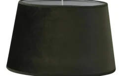 Roma Oval Lampskärm Sammet 20cm Khakigrön