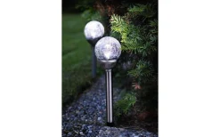 Solcellslampor Stig & Mark|Visa Alla Solcellslampor<Star Trading Roma Solcellslampa 2-Pack LED Rostfritt Stål 27cm