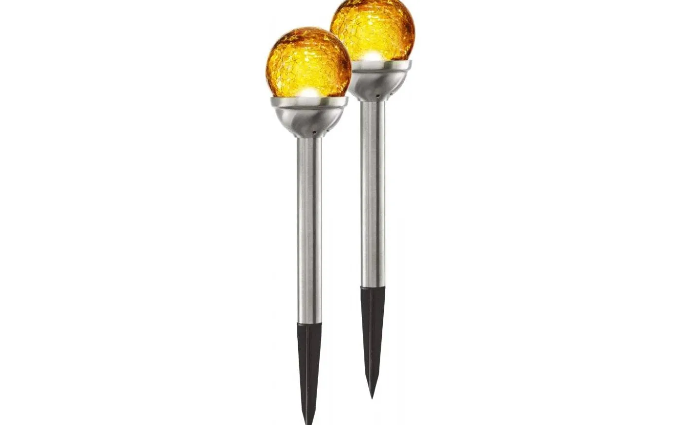 Roma Solcellslampa 2-Pack Orange, 27cm LED