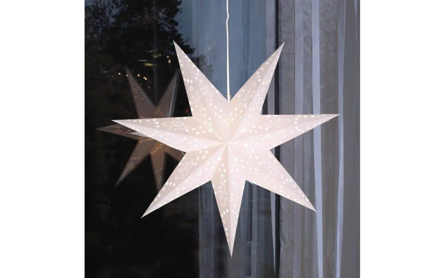 Star Trading Romantic Julstjärna 54cm* Visa Alla Julstjärnor|Julstjärnor Med Sladd