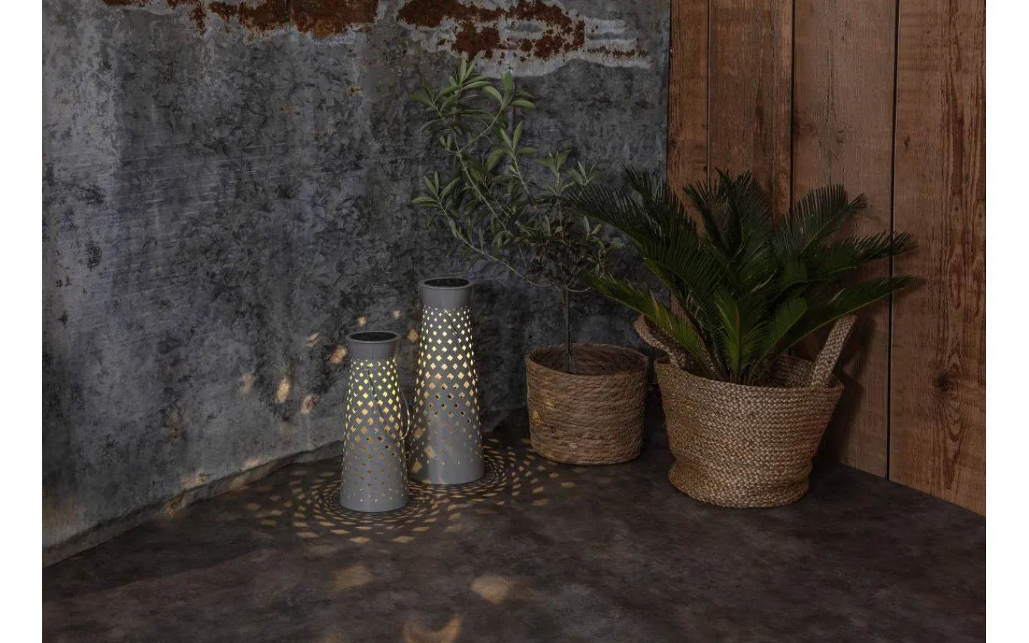 Visa Alla Solcellslampor<Star Trading Romby Solcellslampa 32cm Grå