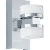 Eglo Romendo Up/Down Vägglampa LED 3000K 2x7,2W Krom IP44* Badrumslampor Vägg